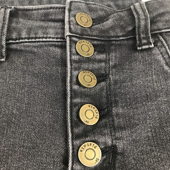 Pistola Button Front Aline High Rise Skinny - Picture 6 of 16